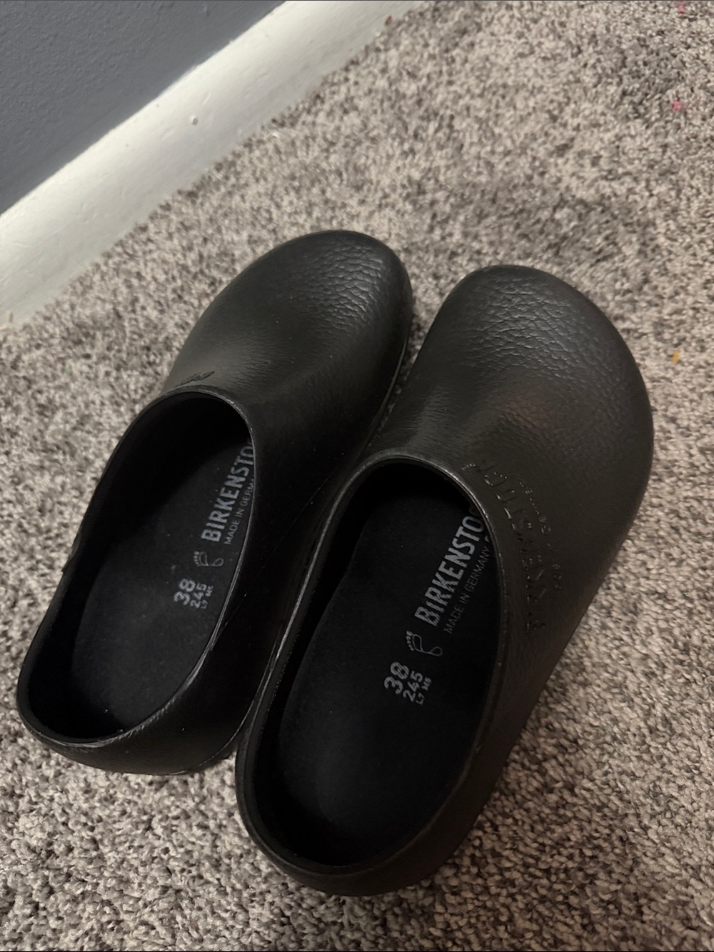 Birkenstock Women’s Black Slip-On Clogs